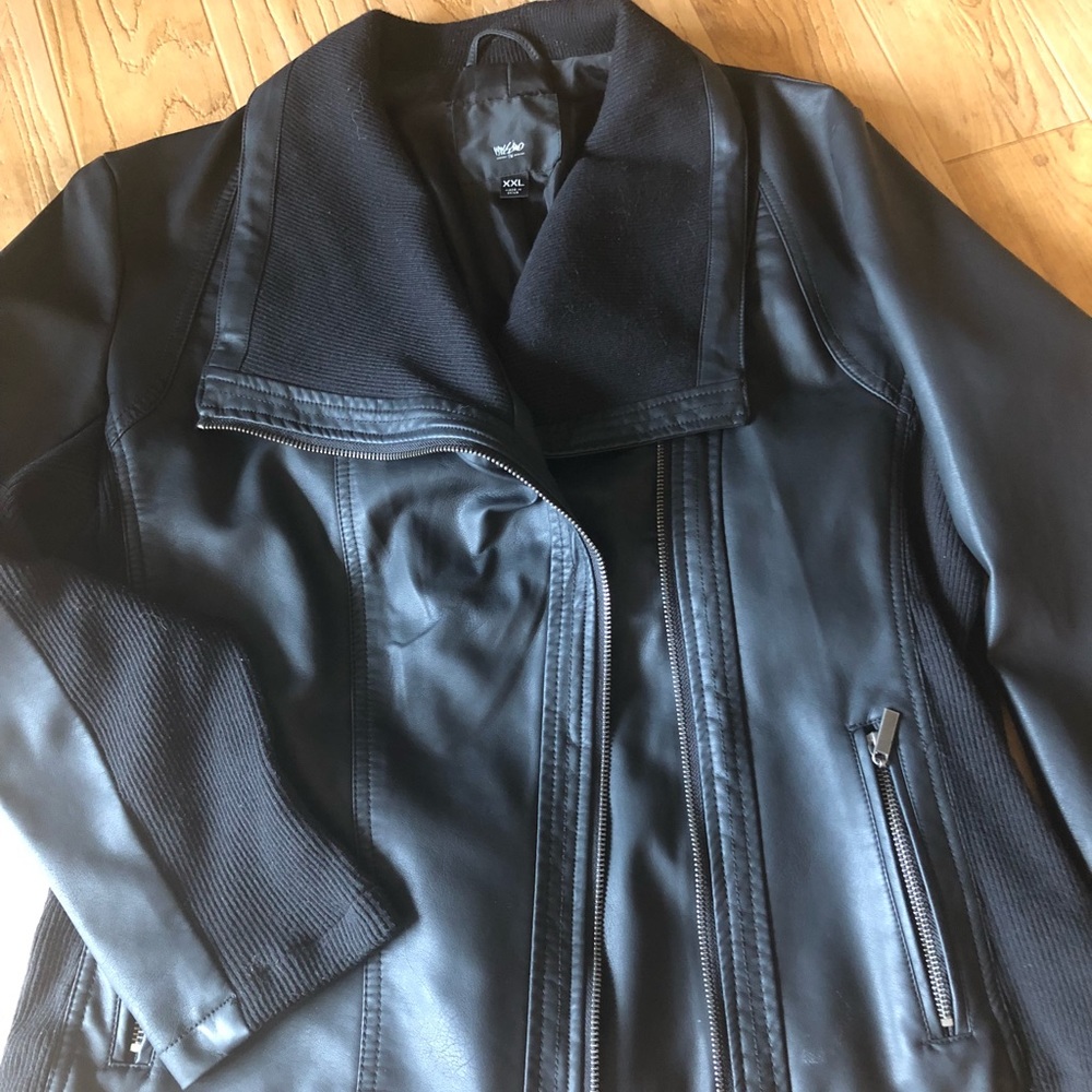 Faux Leather Jacket